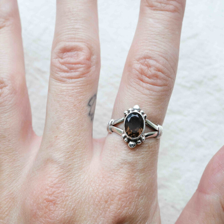 Smoky Quartz Ring - Phénix