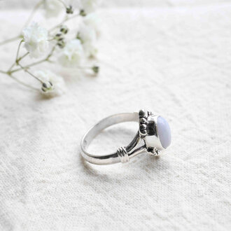 Bague Agate dentelle - Phénix