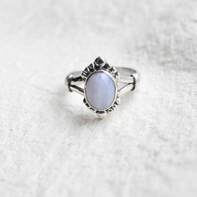 Bague Agate dentelle - Phénix