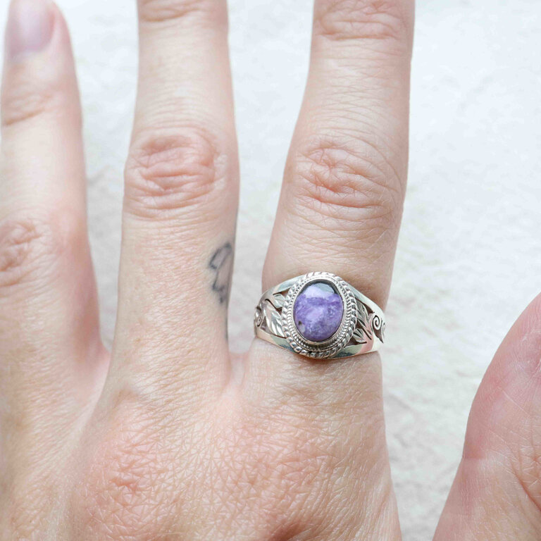 Charoite Ring - Balsa