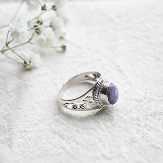 Charoite Ring - Balsa