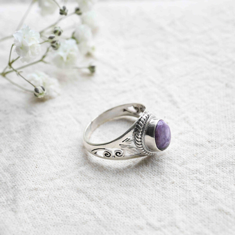 Charoite Ring - Balsa