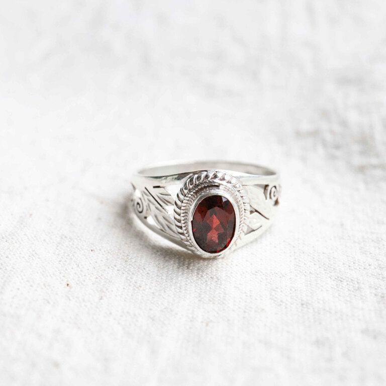 Bague Grenat - Balsa