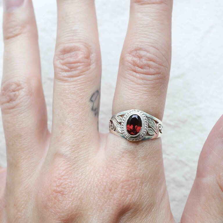 Bague Grenat - Balsa