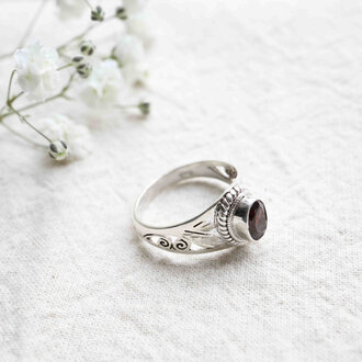 Garnet Ring - Balsa