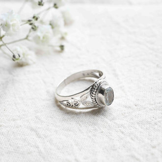 Blue Topaz Ring - Balsa