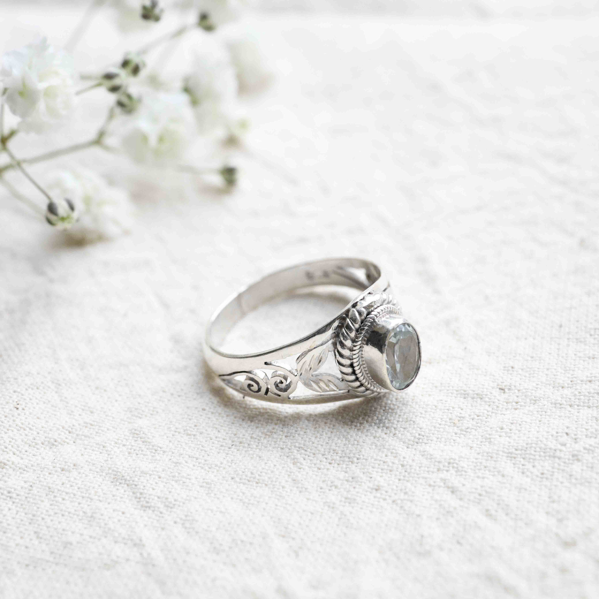 Blue Topaz Ring - Balsa
