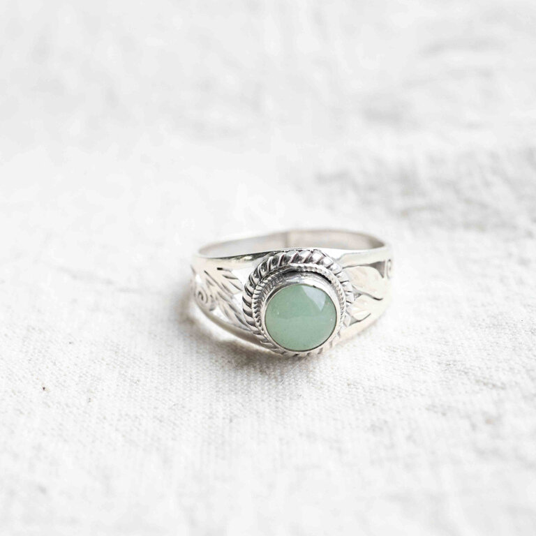 Green Aventurine Ring - Balsa
