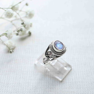 Rainbow moonstone ring - Balsa Rainbow moonstone ring - Balsa