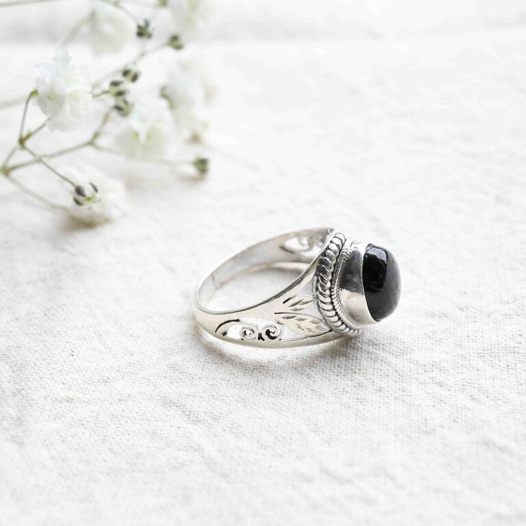Black Tourmaline Ring - Balsa