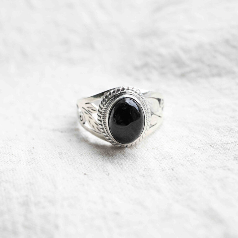 Black Tourmaline Ring - Balsa