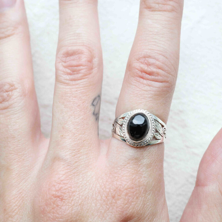 Black Tourmaline Ring - Balsa