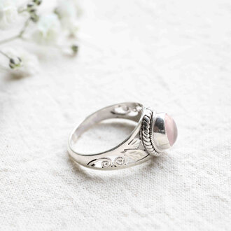 Rose Quartz Ring - Balsa Rose Quartz Ring - Balsa