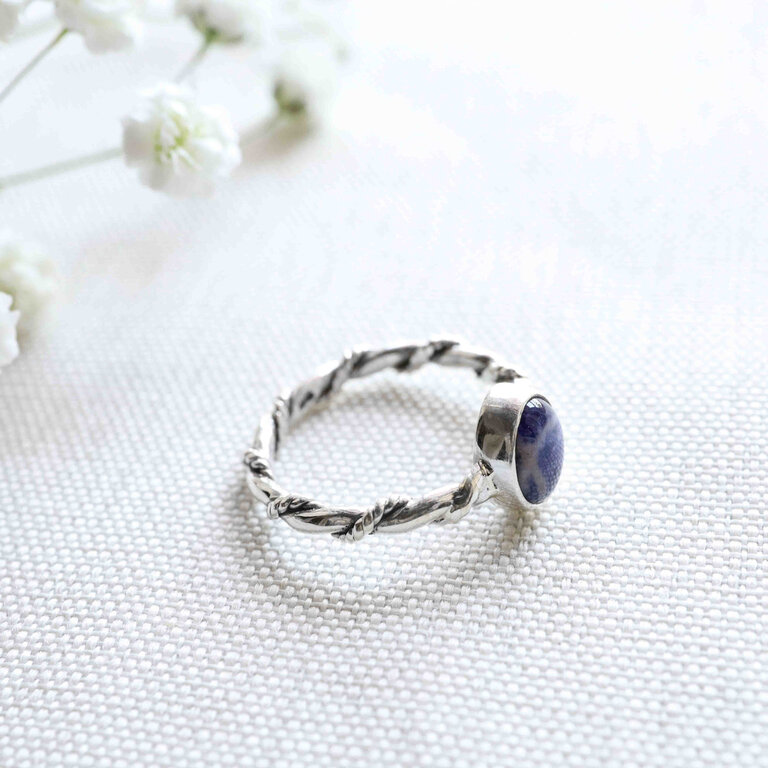 Sodalite Ring - Torsade