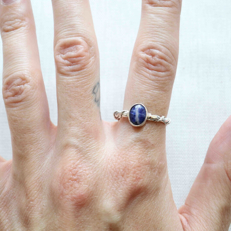 Sodalite Ring - Torsade