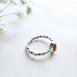 Tiger Eye Ring - Torsade
