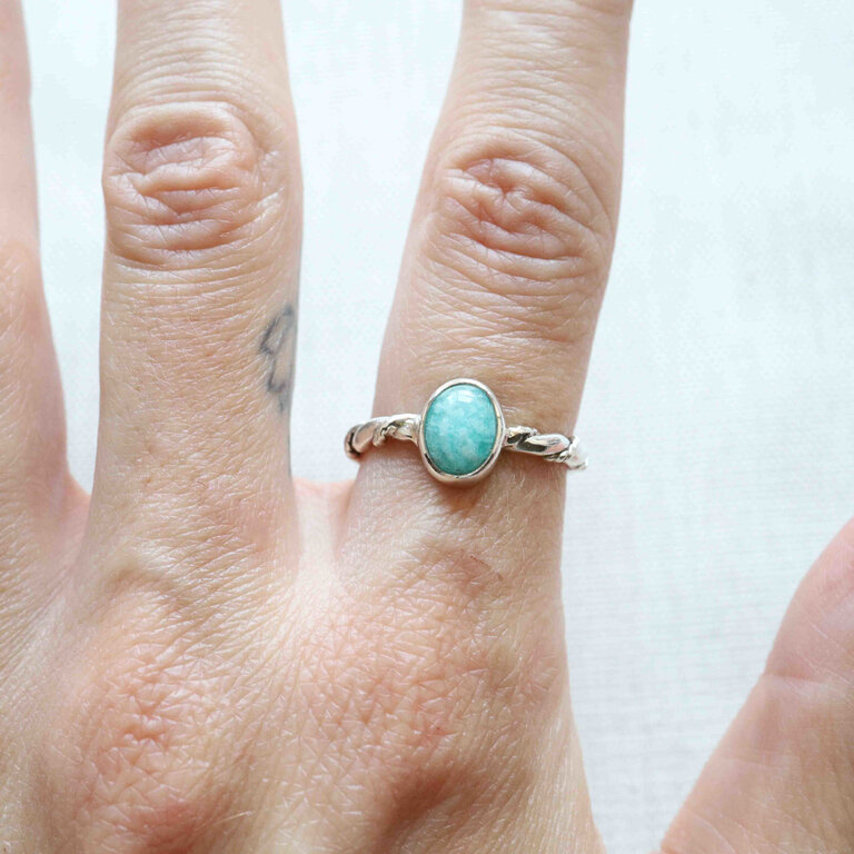 Amazonite Ring - Torsade