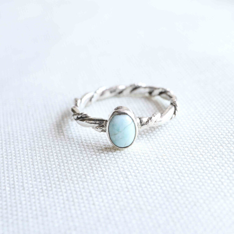 Larimar Ring - Torsade