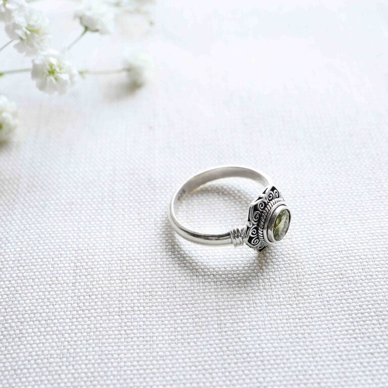 Bague Péridot - Chrysanthème