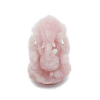 Quartz rose Ganesh