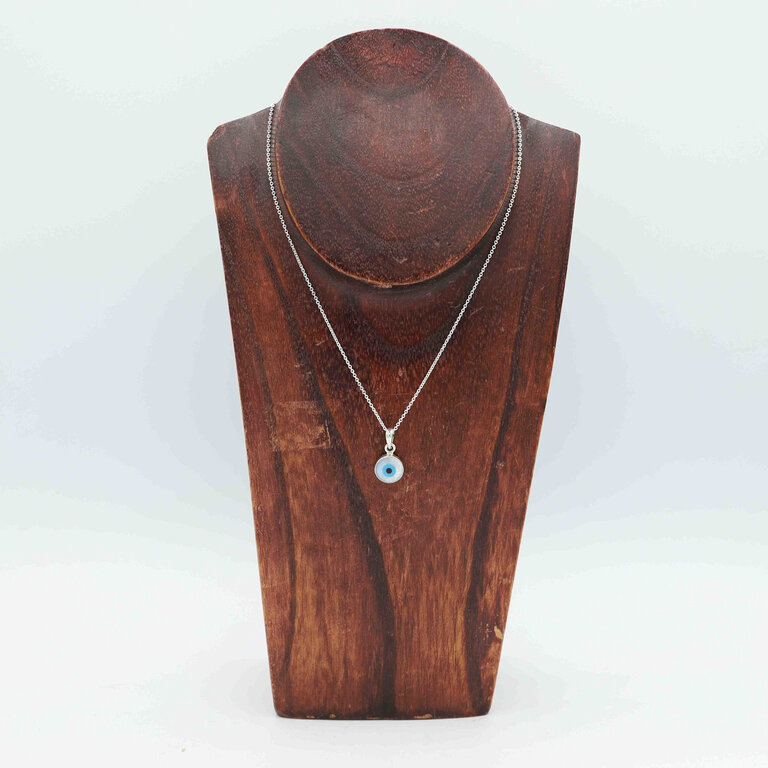 Nacre Pendant - Evil eye