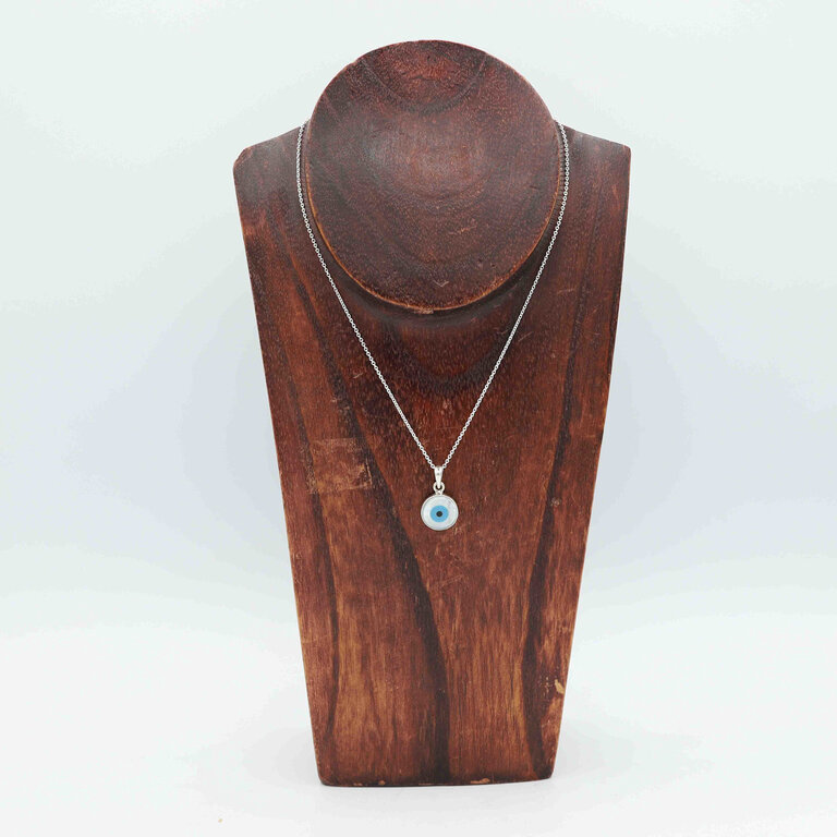 Pendentif Nacre de perle - Oeil de protection