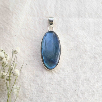 Pendentif Labradorite - Allongé