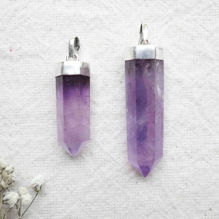 Amethyst Pendant - Point