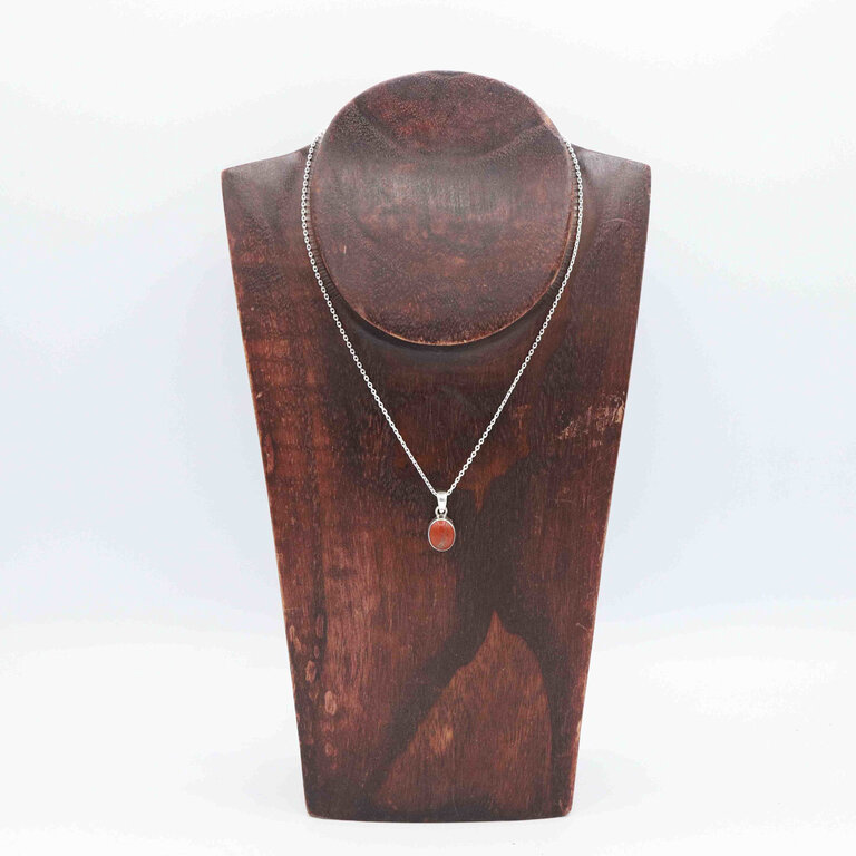 Pendentif Jaspe Rouge - Mini