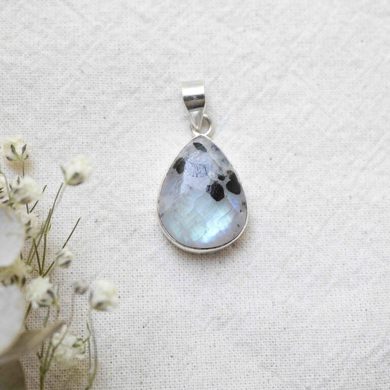 Rainbow Moonstone Pendant - Cosmos