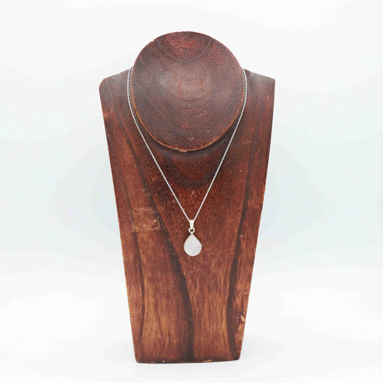 Rainbow Moonstone Pendant - Brut