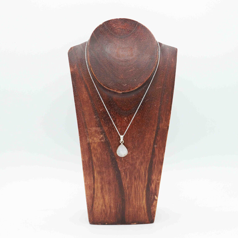 Rainbow Moonstone Pendant - Brut
