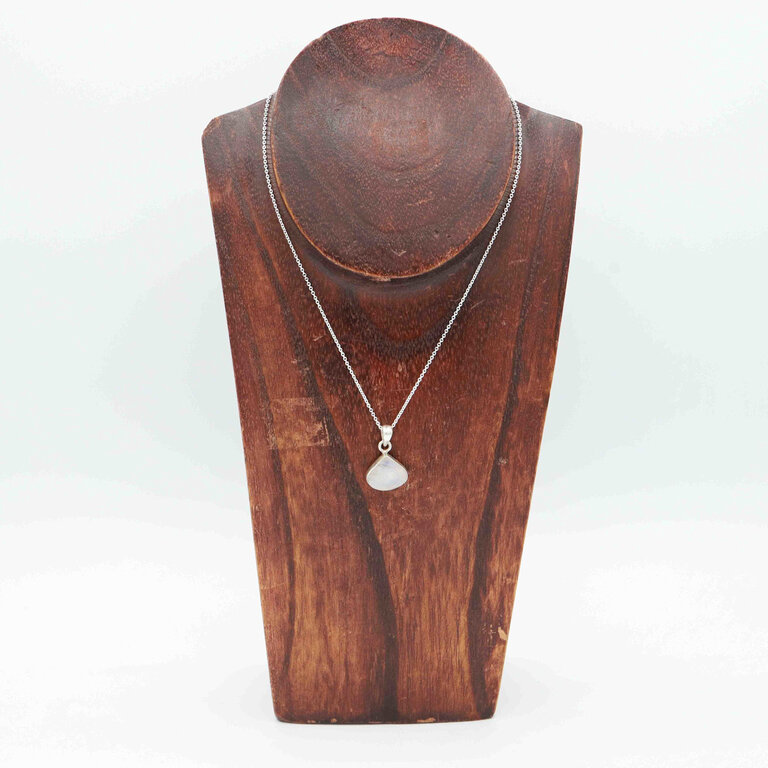 Rainbow Moonstone Pendant - Brut