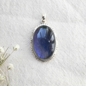 Pendentif Labradorite - Cascade Pendentif Labradorite - Cascade