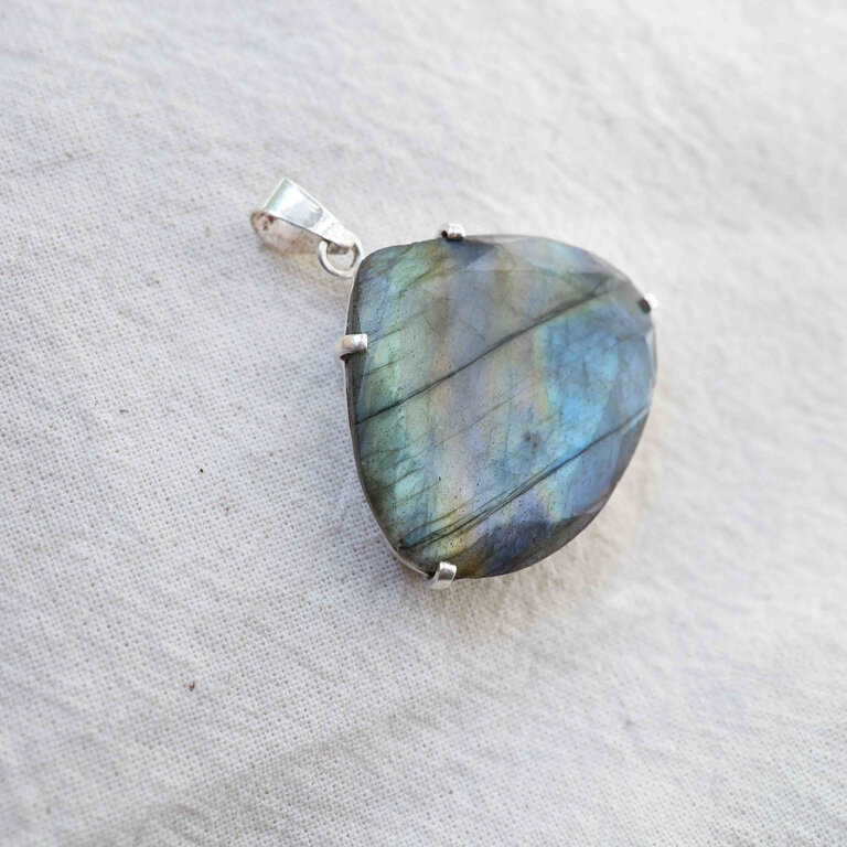 Labradorite Pendant - Faceted