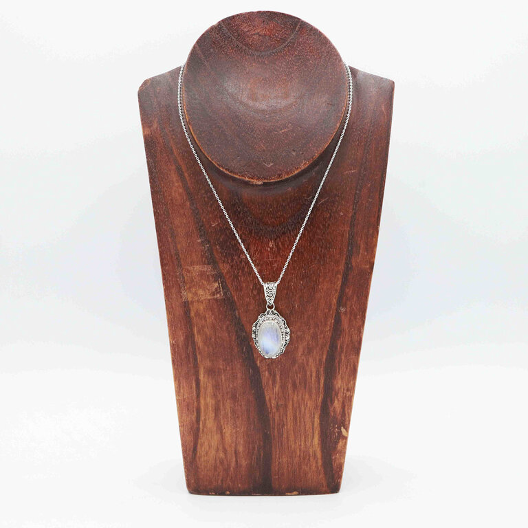Rainbow Moonstone Pendant - Ajania