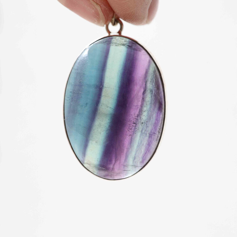 Fluorite Pendant - Ovale