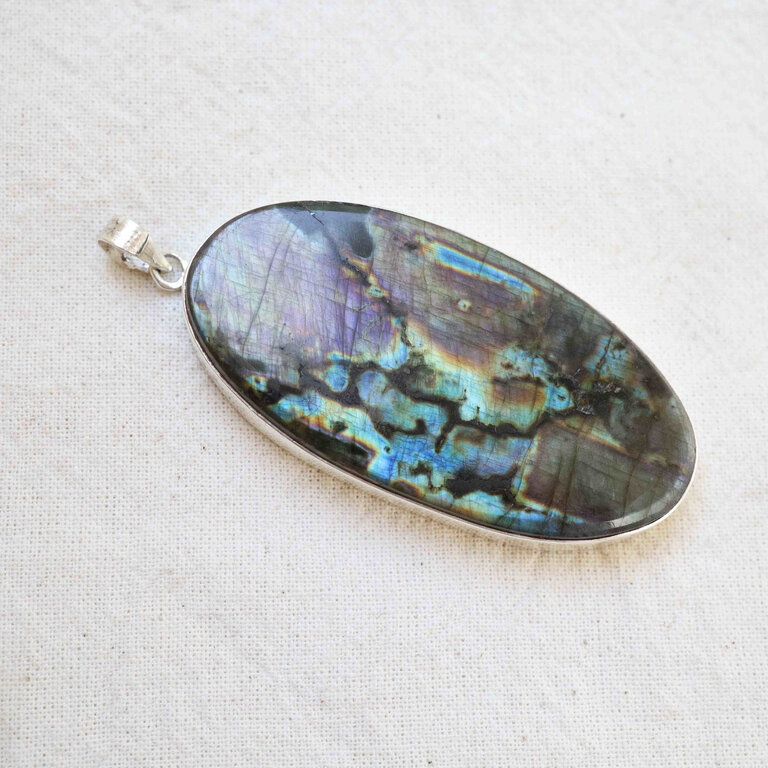 Pendentif Labradorite - Galaxie