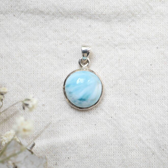 Pendentif Larimar - Rond
