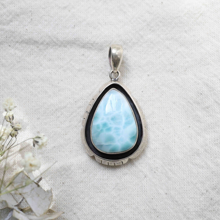 Pendentif Larimar - Marée