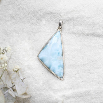Pendentif Larimar - Vague