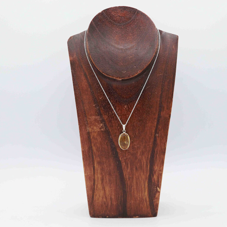 Citrine Pendant - Ovale
