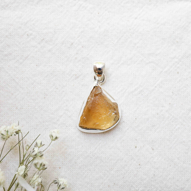 Citrine Pendant - Feu