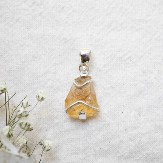 Citrine Pendant - Vague