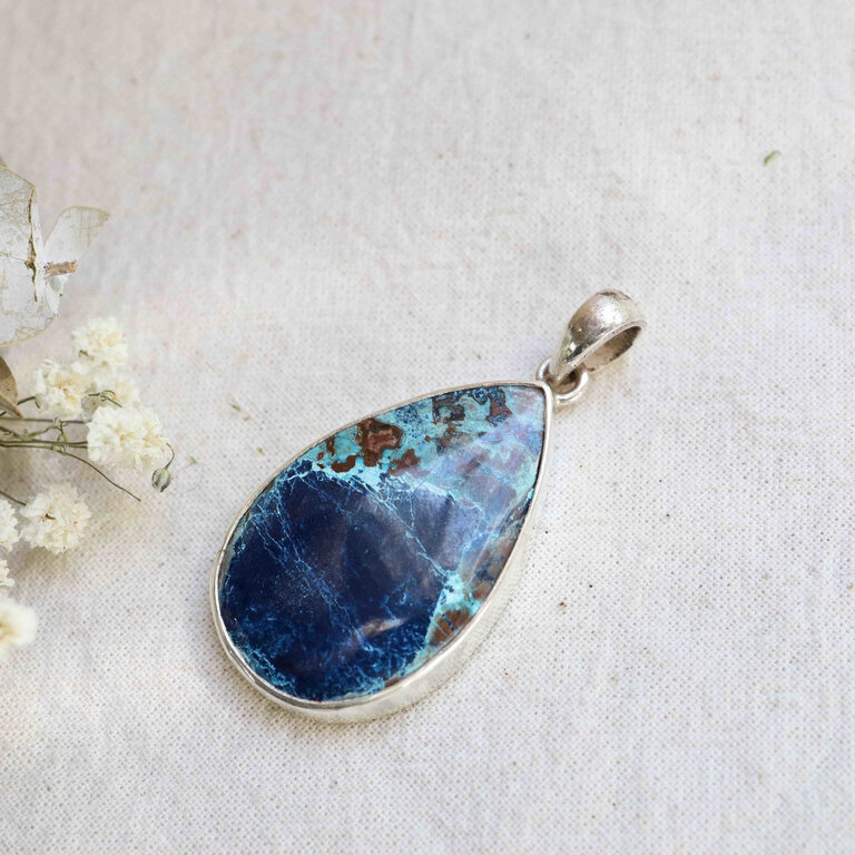Shattuckite Pendant - Goutte