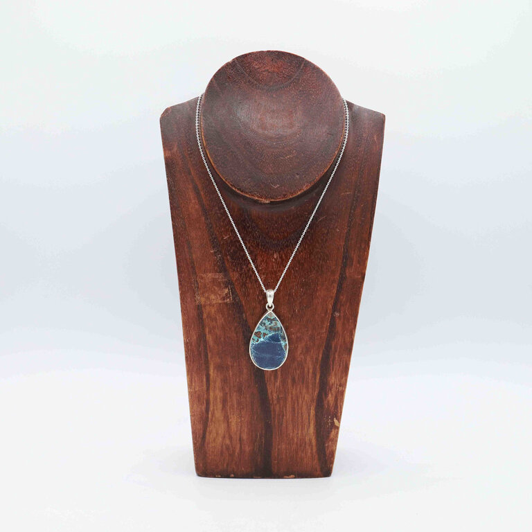 Pendentif Shattuckite - Goutte