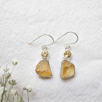 Citrine Earrings - Santolina