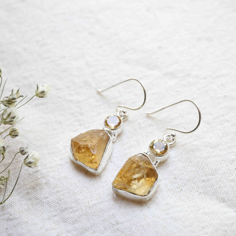 Citrine Earrings - Santolina
