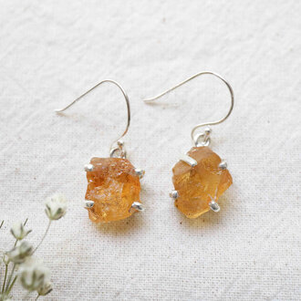 Boucles d'oreilles Citrine - Albizia