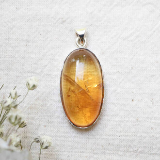 Citrine Pendant - Simple